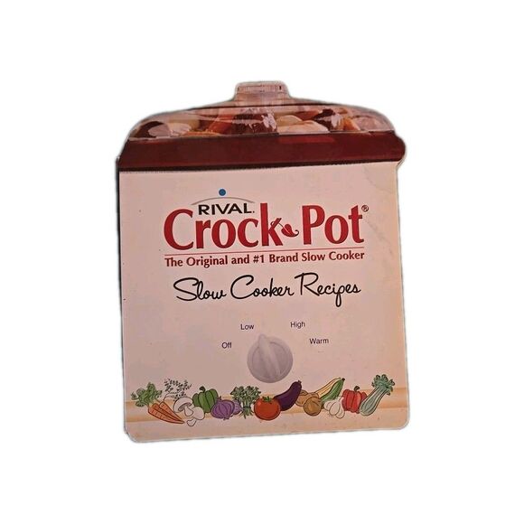 Vintage 2005 Rival Crock Pot Slow Cooker Cookbook Cook Book Recipes Cooking 46pg - Picture 1 of 8